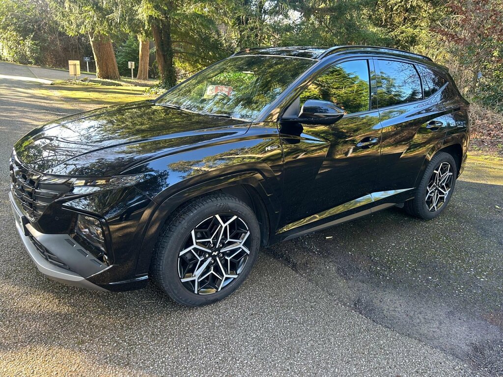 Hyundai Tucson 1.6 T-gdi N Line S Euro 6 Ss DY22WNF Black #3
