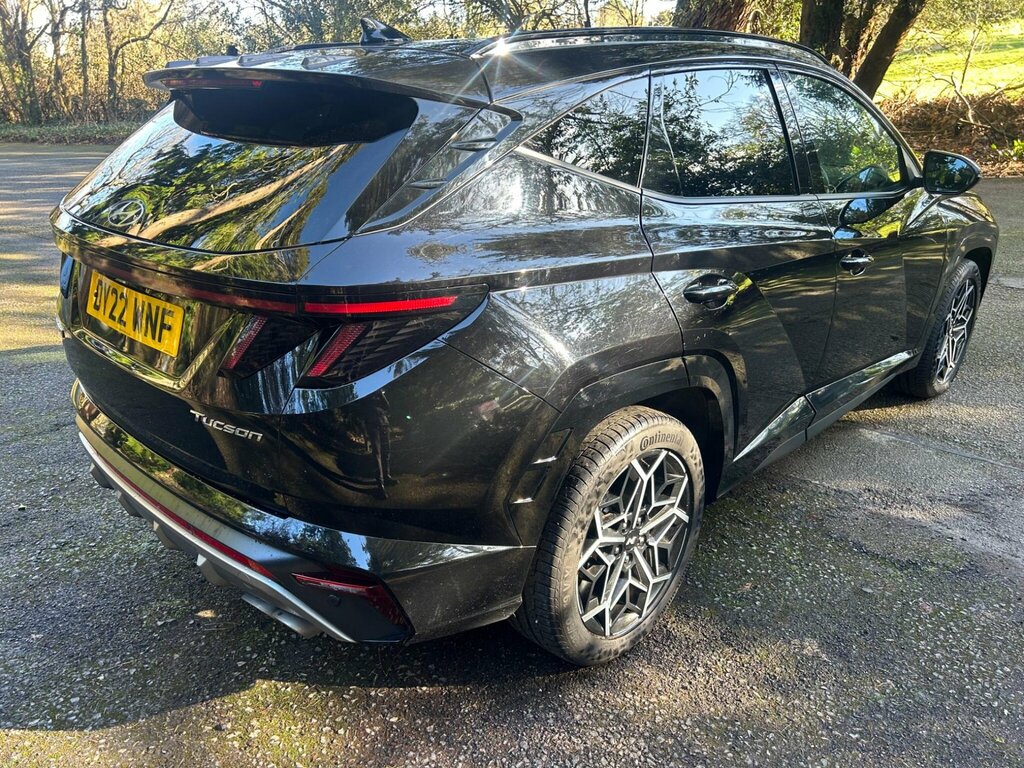 Hyundai Tucson 1.6 T-gdi N Line S Euro 6 Ss DY22WNF Black #4