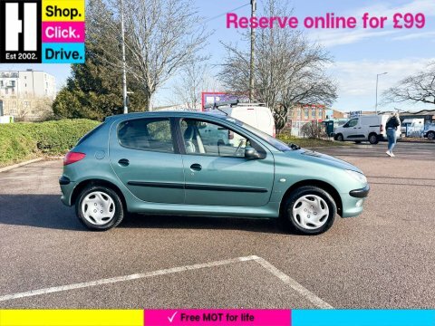 Peugeot 206 1.6 Glx Hatchback KX51ZXJ Green #2