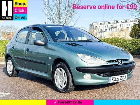 Peugeot 206 1.6 Glx Hatchback Green