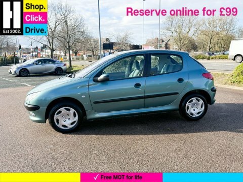 Peugeot 206 1.6 Glx Hatchback KX51ZXJ Green #6