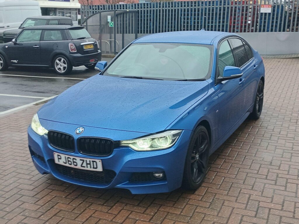 BMW 3 Series 2.0 320D M Sport Euro 6 Ss PJ66ZHD Blue #3
