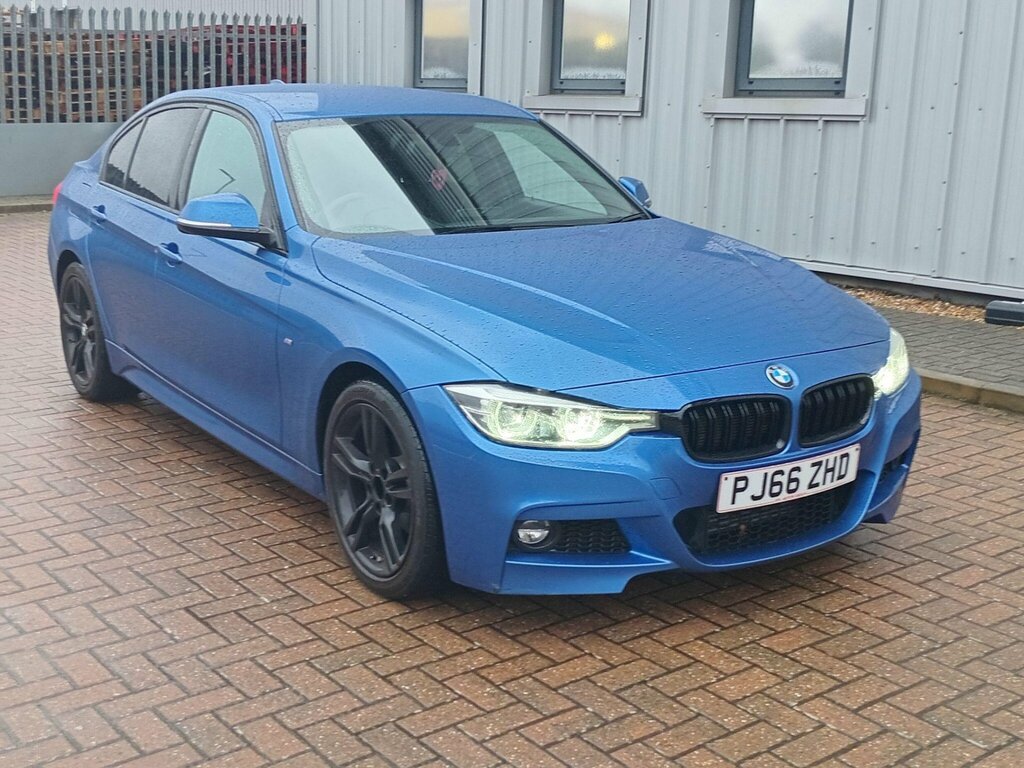 BMW 3 Series 2.0 320D M Sport Euro 6 Ss PJ66ZHD Blue #5