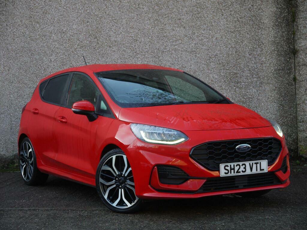Ford Fiesta 1.0T Ecoboost Mhev St-line Euro 6 S S Red