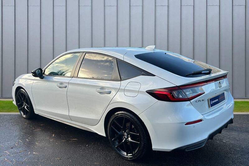 Honda Civic 2.0 H I-mmd Sport Ecvt Euro 6 Ss WA25XOV White #5