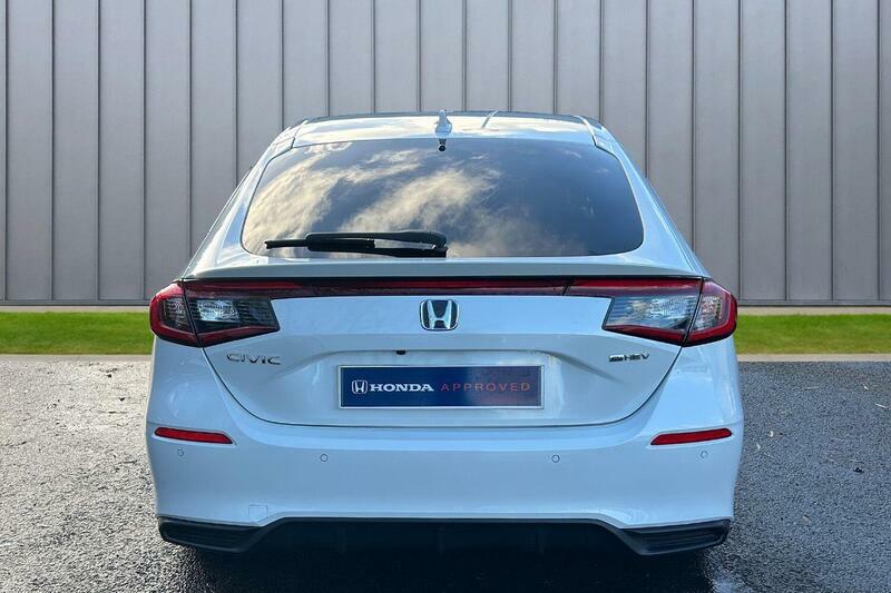 Honda Civic 2.0 H I-mmd Sport Ecvt Euro 6 Ss WA25XOV White #6