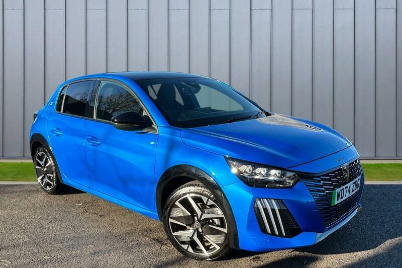 Peugeot e-208 51Kwh Gt 7.4Kw Charger Blue