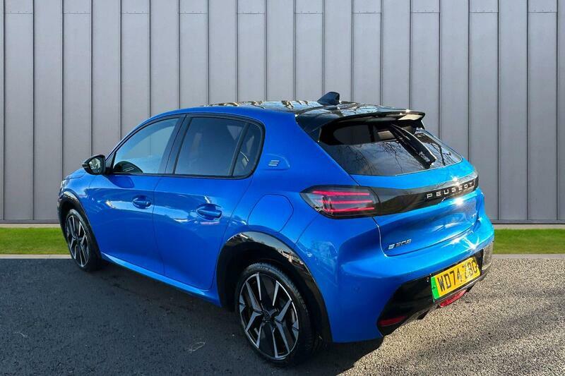 Peugeot e-208 51Kwh Gt 7.4Kw Charger WD74ZBG Blue #4