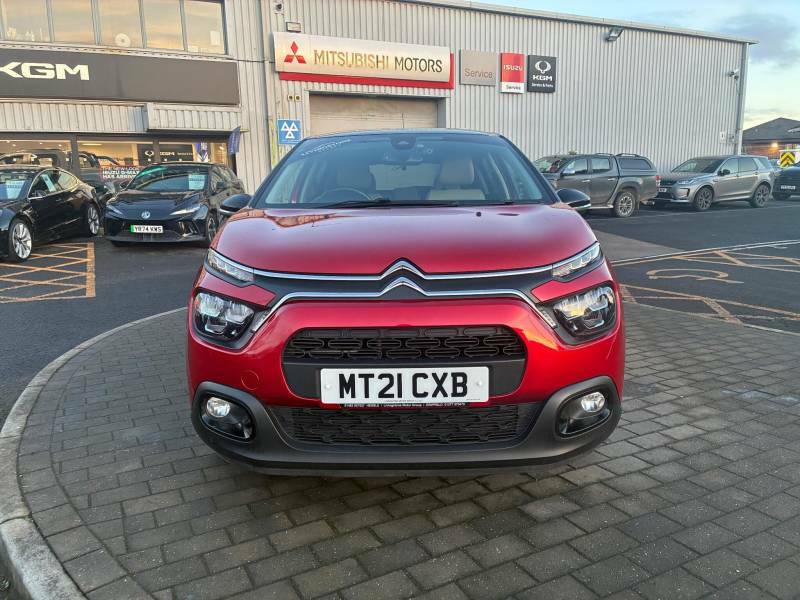 Citroen C3 1.2 Puretech Shine Plus - 2021 21 MT21CXB Red #2