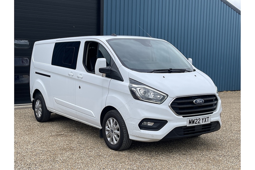 Ford Transit Custom 300 Ecoblue Limited 2022 U2321 Ulez MW22YXT White #2