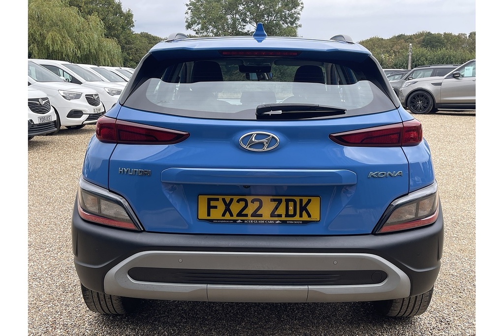 Hyundai Kona T-gdi Mhev Se Connect 2022 U2396 Ulez FX22ZDK Blue #6