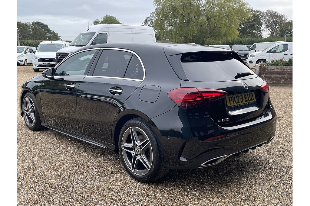 Mercedes-Benz A Class A200h Mhev Amg Line 2023 U2421 Ulez PK23EOD Black #5