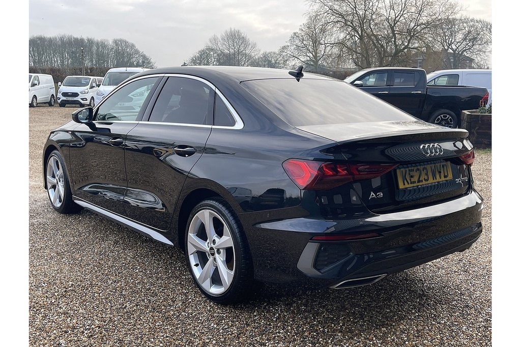 Audi A3 Tfsi S Line 2023 U2487 Ulez KE23WVD Black #5