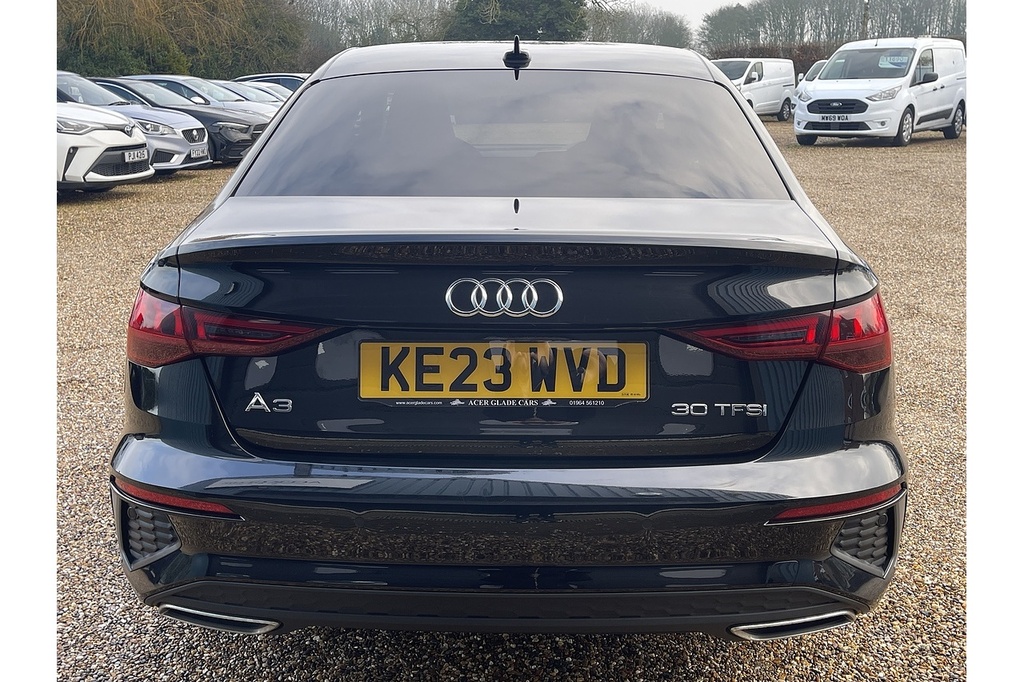 Audi A3 Tfsi S Line 2023 U2487 Ulez KE23WVD Black #6