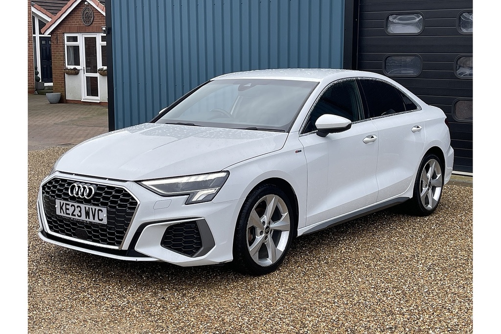 Audi A3 Tfsi S Line 2023 U2492 Ulez KE23WVC White #2