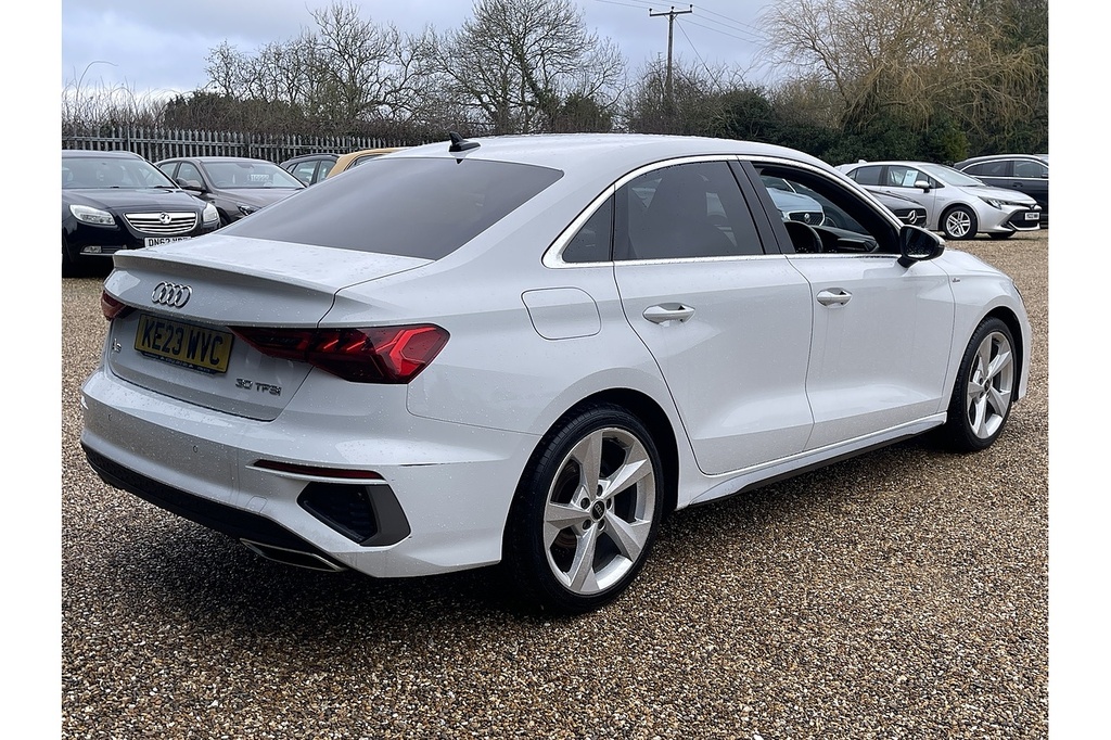 Audi A3 Tfsi S Line 2023 U2492 Ulez KE23WVC White #6