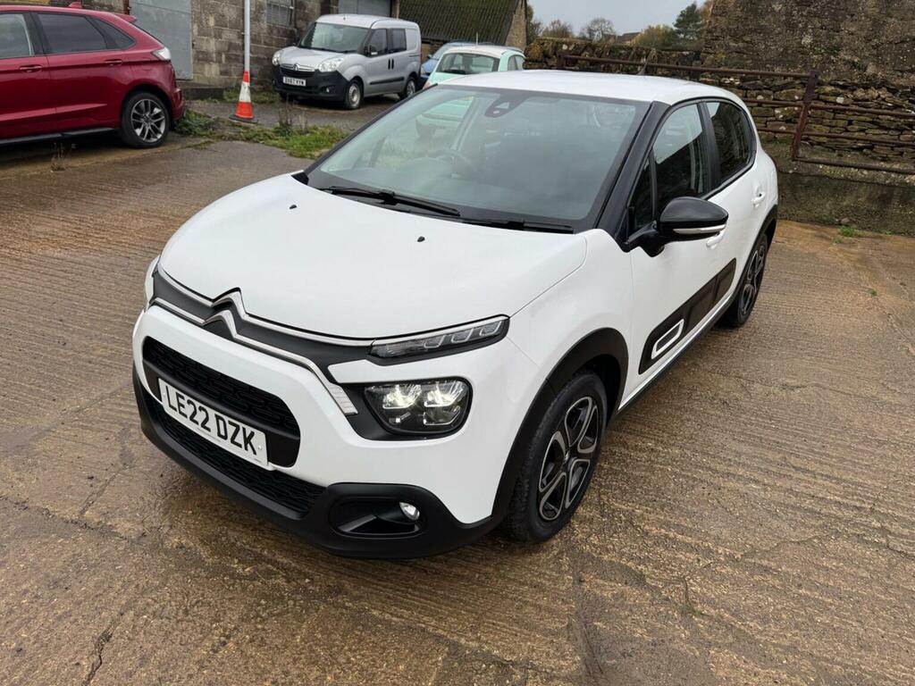Citroen C3 Hatchback 1.2 Puretech Sense Euro 6 Ss 202 LE22DZK White #3