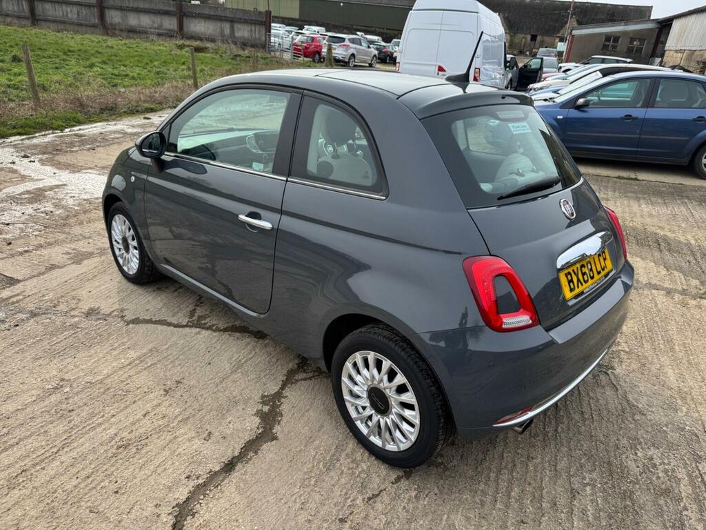 Fiat 500 Hatchback 1.2 Lounge Euro 6 Ss 201868 BX68LCP Grey #4