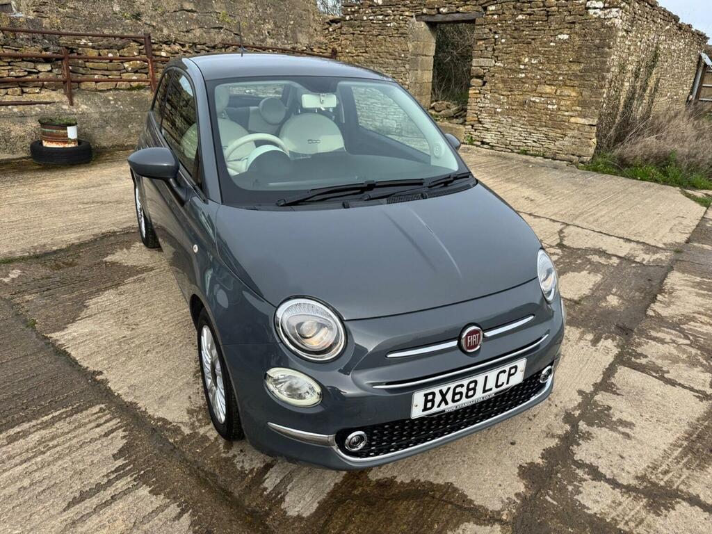 Fiat 500 Hatchback 1.2 Lounge Euro 6 Ss 201868 BX68LCP Grey #6