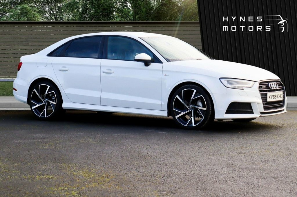 Audi A3 2L S Line KV66KHK White #3