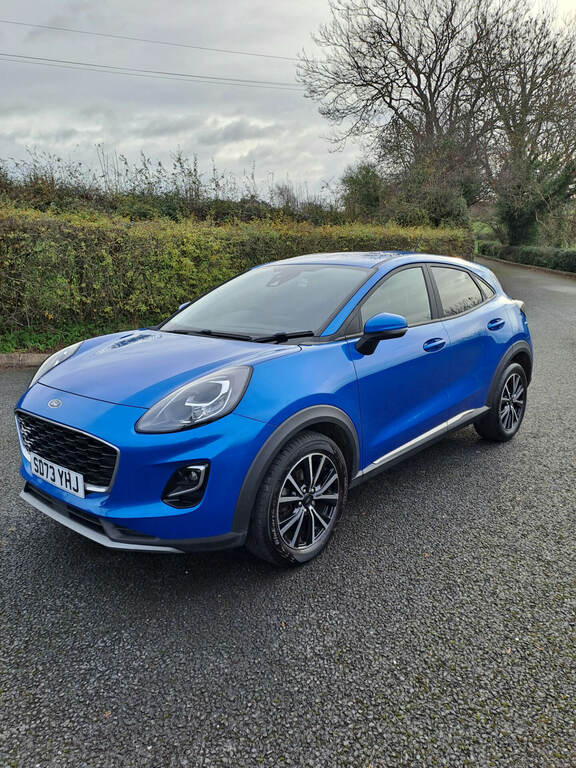 Ford Puma 1.0 Ecoboost Hybrid Mhev Titanium SD73YHJ Blue #2