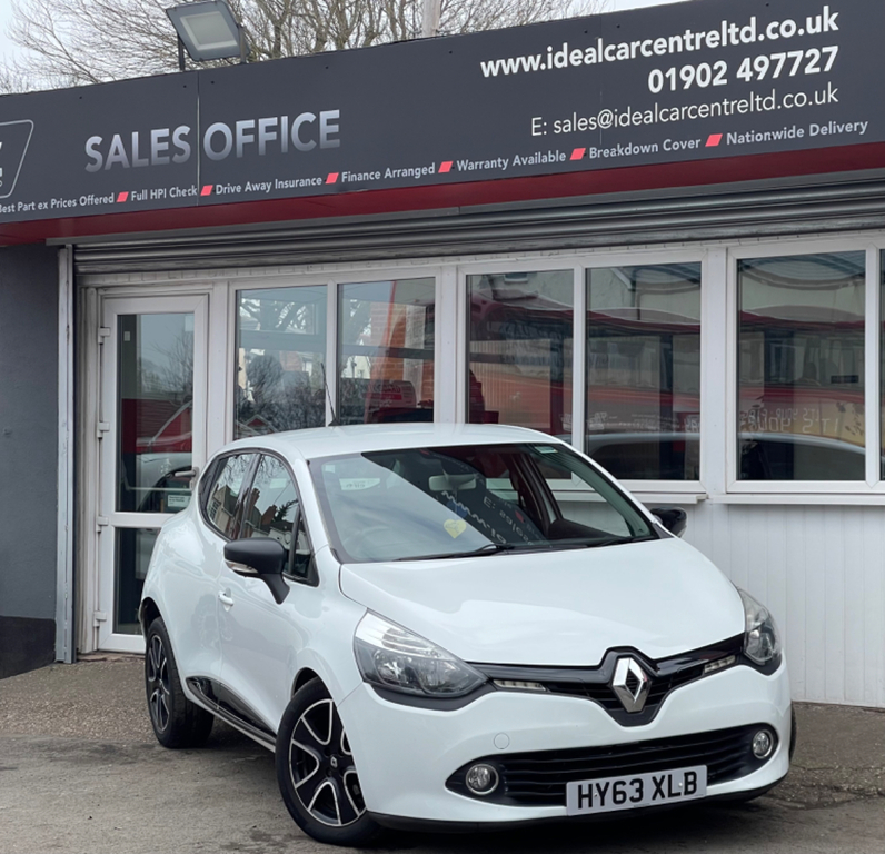 Renault Clio 0.9 Tce Dynamique Medianav Hatchback Ma White