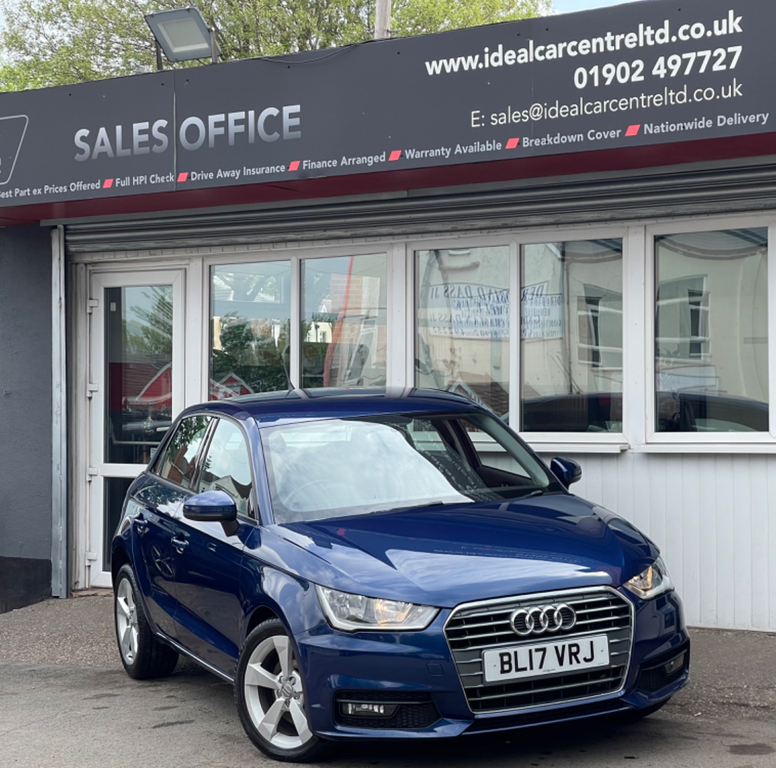 Audi A1 1.4 Tfsi Sport Sportback S Tronic Euro Blue