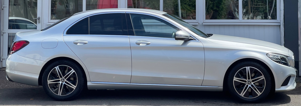 Mercedes-Benz C Class 2.0 C220d Sport Saloon G-tronic Euro 6 KP19FEN Silver #6