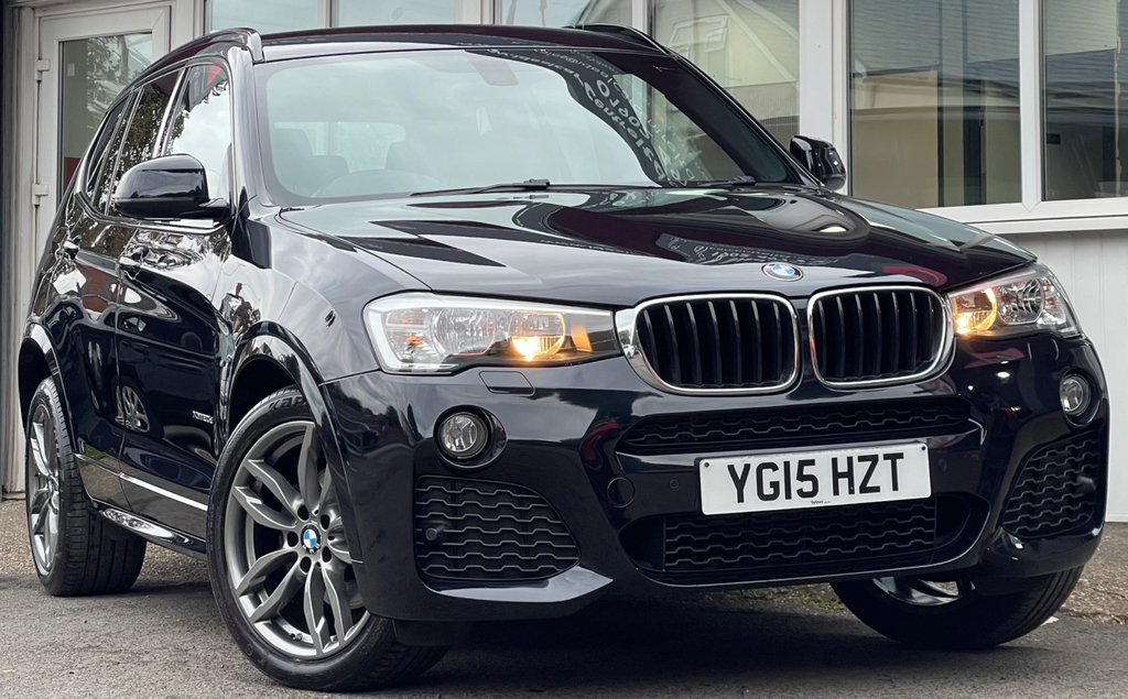 BMW X3 2.0 20D M Sport Suv Xdrive Euro 6 YG15HZT Black #2