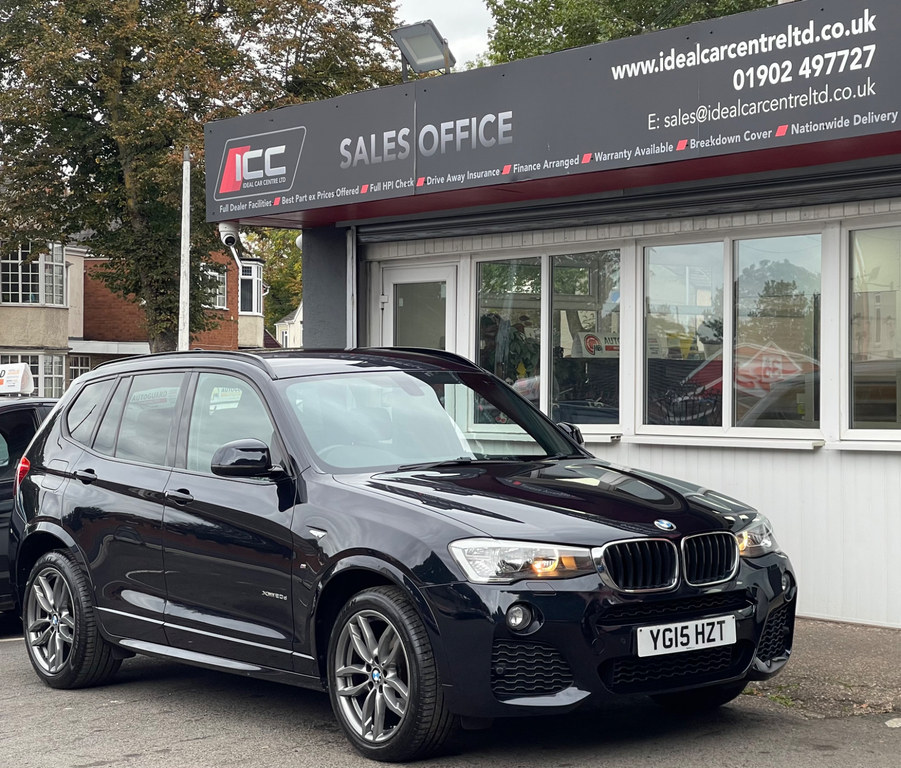 BMW X3 2.0 20D M Sport Suv Xdrive Euro 6 YG15HZT Black #6
