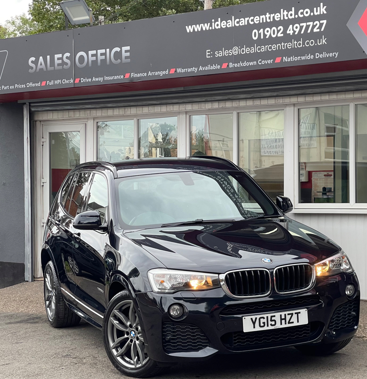 BMW X3 2.0 20D M Sport Suv Xdrive Euro 6 Black