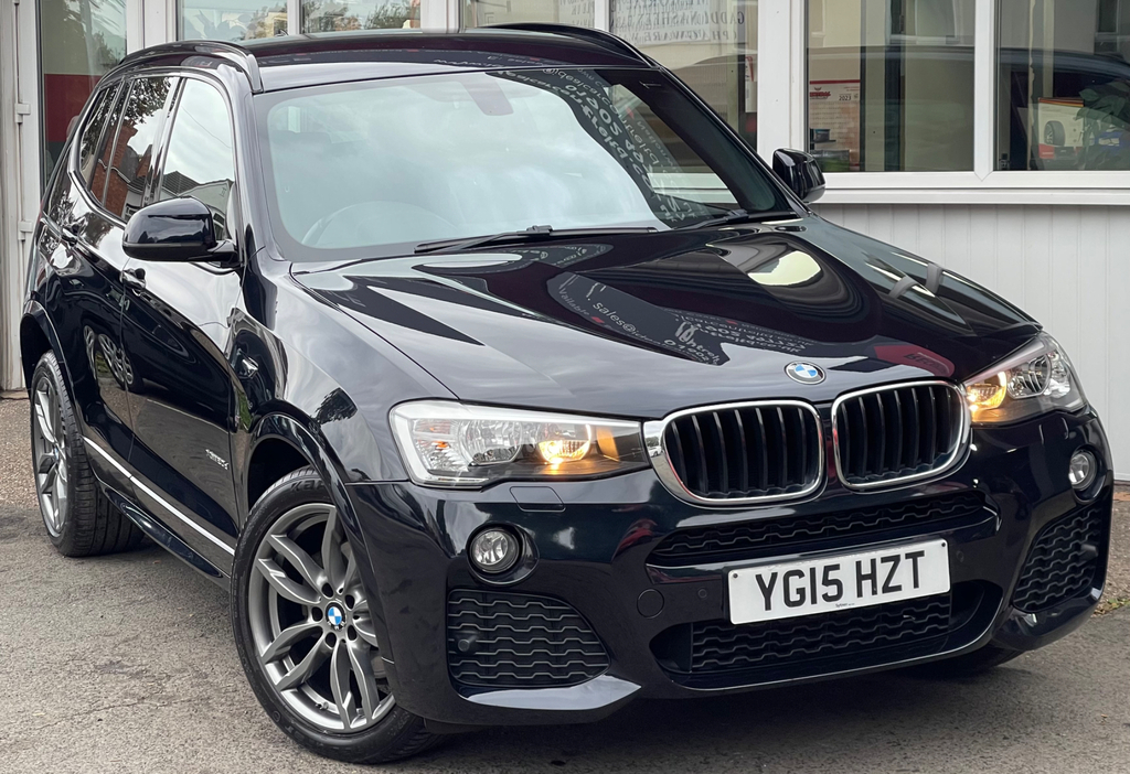 BMW X3 2.0 20D M Sport Suv Xdrive Euro 6 YG15HZT Black #3