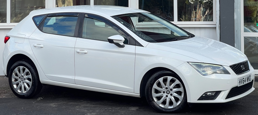 Seat Leon 1.6 Tdi Cr Se Hatchback Euro 5 HV64WND White #3
