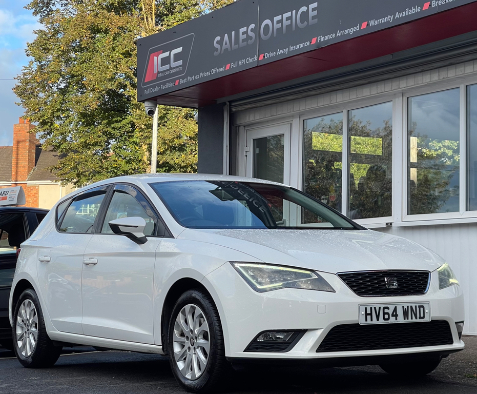 Seat Leon 1.6 Tdi Cr Se Hatchback Euro 5 HV64WND White #6