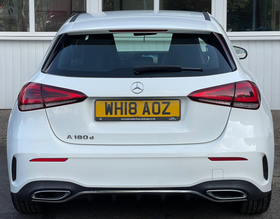 Mercedes-Benz A Class 1.5 Amg Line Hatchback 7G-dct Euro 6 S WH18AOZ White #5