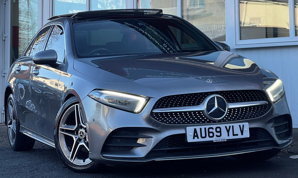 Mercedes-Benz A Class 1.5 Amg Line Premium Plus Saloon 7G-d AU69YLV Grey #2