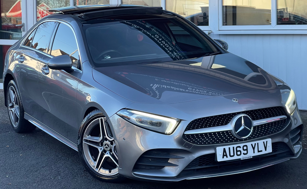Mercedes-Benz A Class 1.5 Amg Line Premium Plus Saloon 7G-d AU69YLV Grey #3