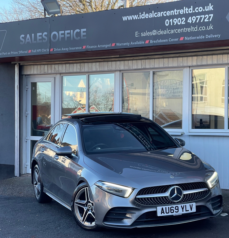 Mercedes-Benz A Class 1.5 Amg Line Premium Plus Saloon 7G-d Grey