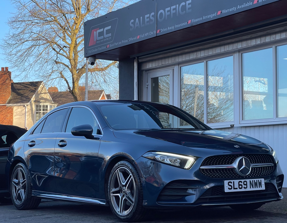 Mercedes-Benz A Class 1.5 Amg Line Premium 2 Saloon 7G-dct SL69NWW Blue #6
