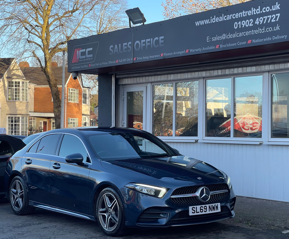 Mercedes-Benz A Class 1.5 Amg Line Premium 2 Saloon 7G-dct SL69NWW Blue #5
