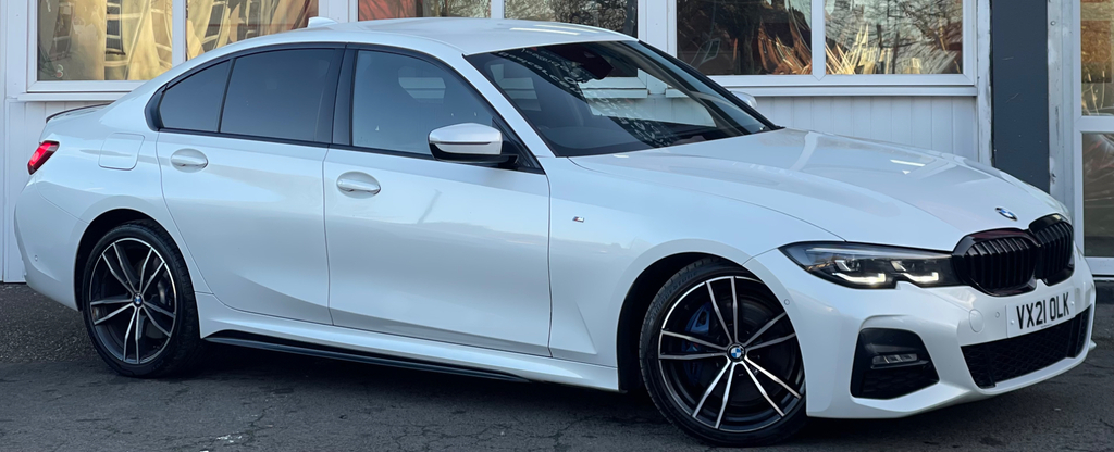 BMW 3 Series 2.0 Mht M Sport Saloon Hybrid Euro VX21OLK White #3