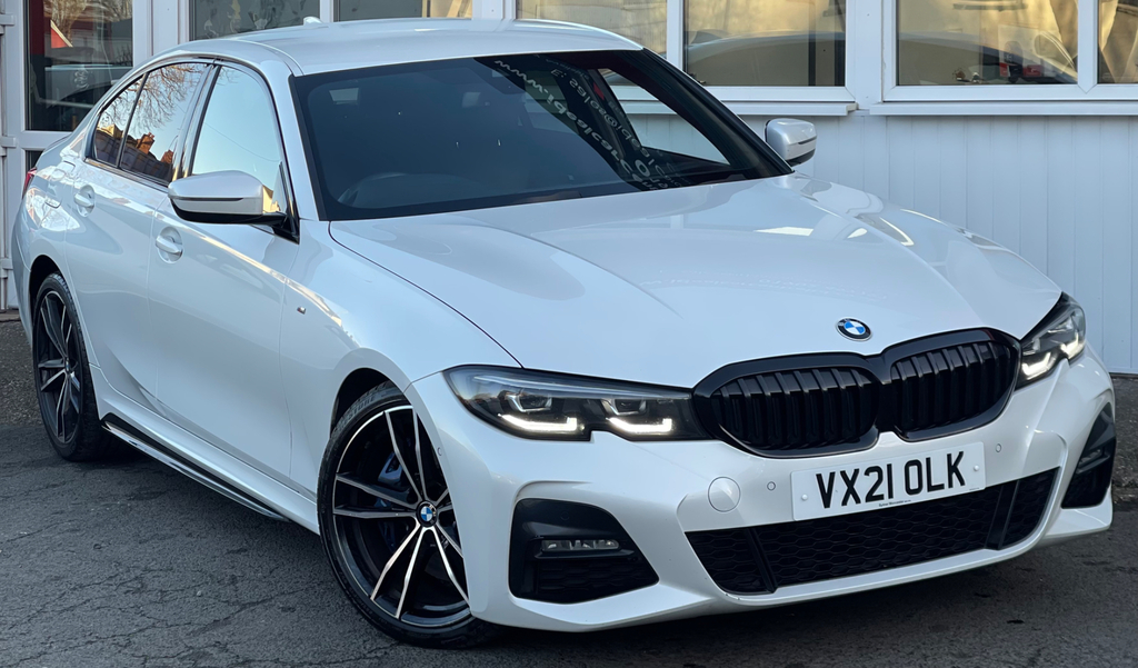 BMW 3 Series 2.0 Mht M Sport Saloon Hybrid Euro VX21OLK White #2