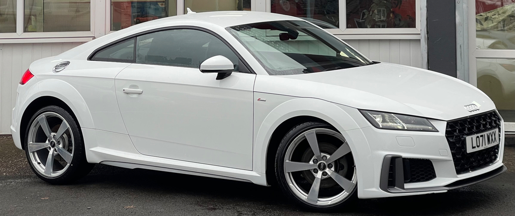 Audi TT 2.0 Tfsi 40 S Line Coupe S Tronic Euro LO71WXX White #3