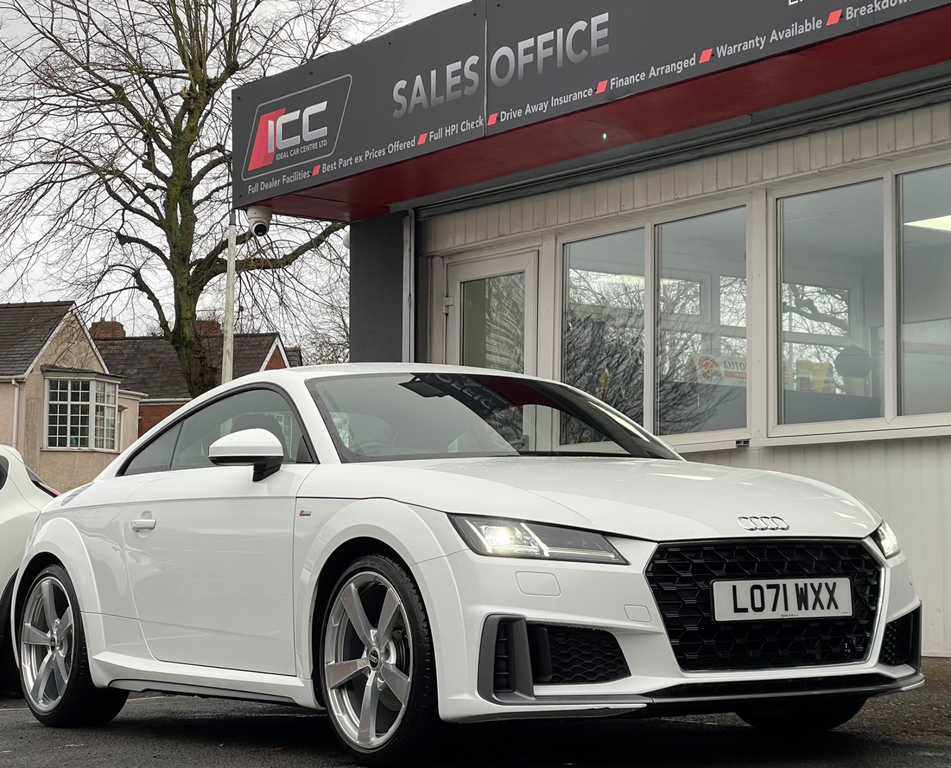 Audi TT 2.0 Tfsi 40 S Line Coupe S Tronic Euro LO71WXX White #5