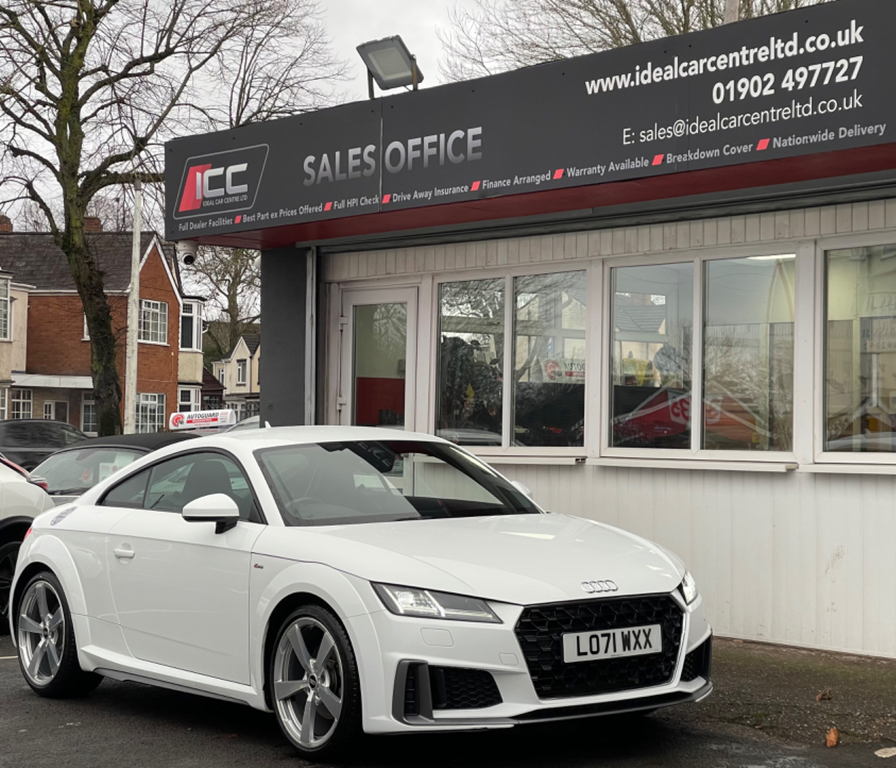 Audi TT 2.0 Tfsi 40 S Line Coupe S Tronic Euro LO71WXX White #6