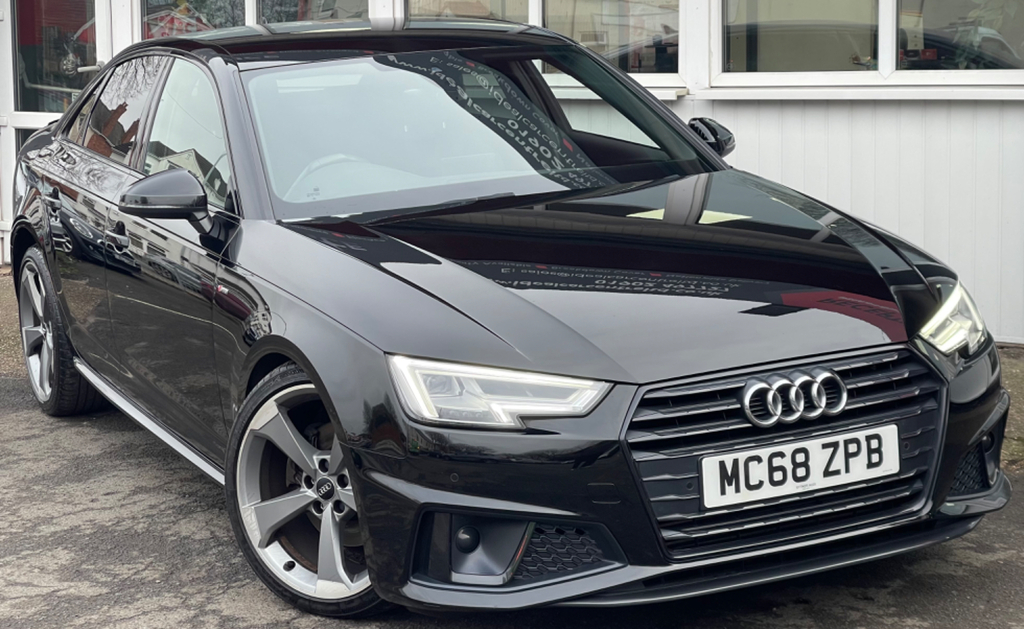 Audi A4 2.0 Tfsi 35 Black Edition Saloon S Tron MC68ZPB Black #3