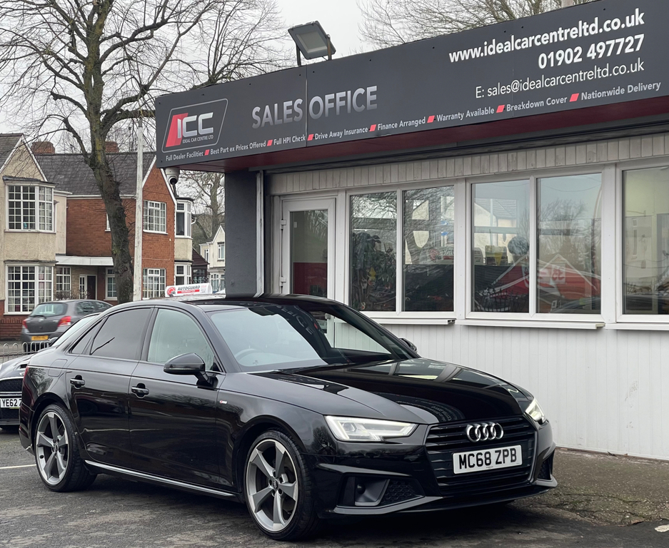 Audi A4 2.0 Tfsi 35 Black Edition Saloon S Tron MC68ZPB Black #6
