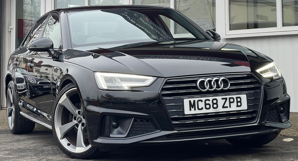 Audi A4 2.0 Tfsi 35 Black Edition Saloon S Tron MC68ZPB Black #2