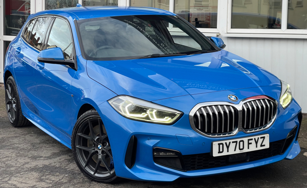 BMW 1 Series 1.5 118I M Sport Hatchback Euro DY70FYZ Blue #3