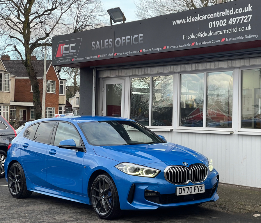 BMW 1 Series 1.5 118I M Sport Hatchback Euro DY70FYZ Blue #6